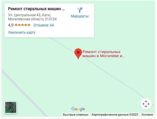 Карта проезда к Specremont.by: ул. Центральная 43, Хатки, Могилевский район